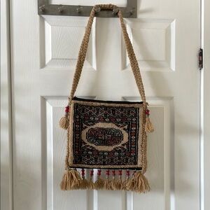 Gorgeous Turkish Persian baroque shoulder bag carpet rug